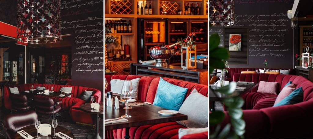 Бордовый диван при разном освещении Бордовый диван при разном освещении