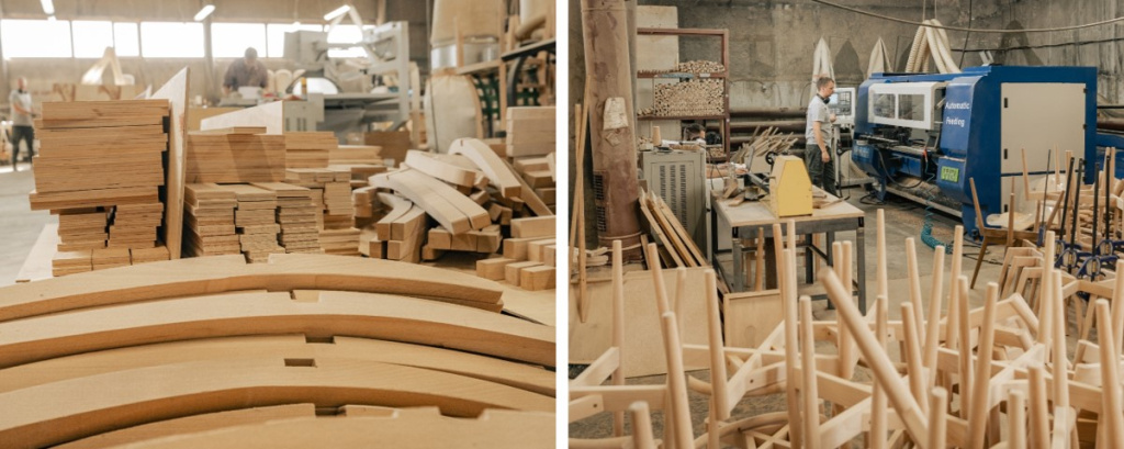 элементы деревянных каркасов мебели 